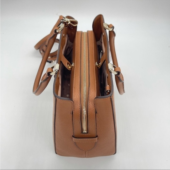 Kate Spade Medium Triple Compartment Satchel Bag Brown - Picture 4 of 11